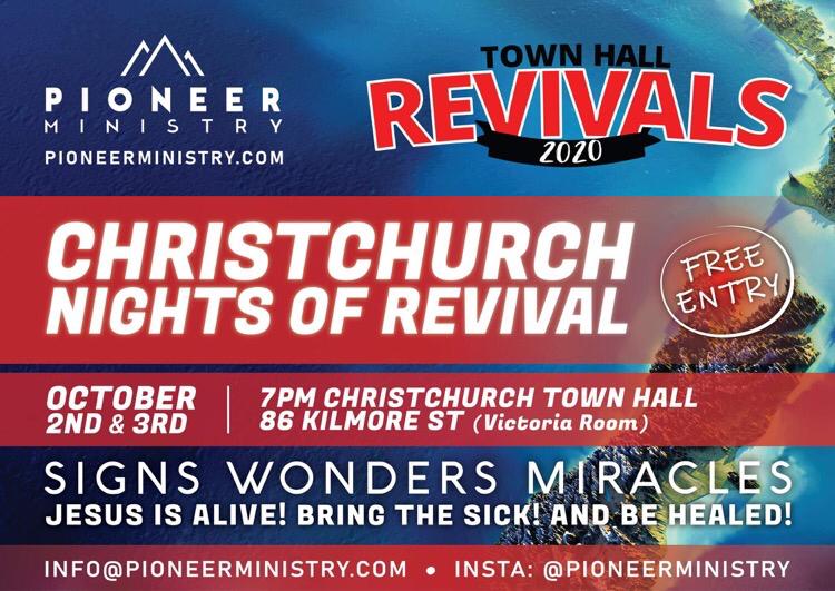 INF 1Christchurch Nights of Revival Flyer
