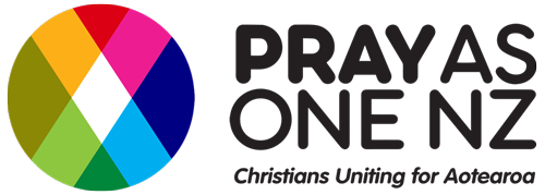 Pray As One NZ logo with words 500